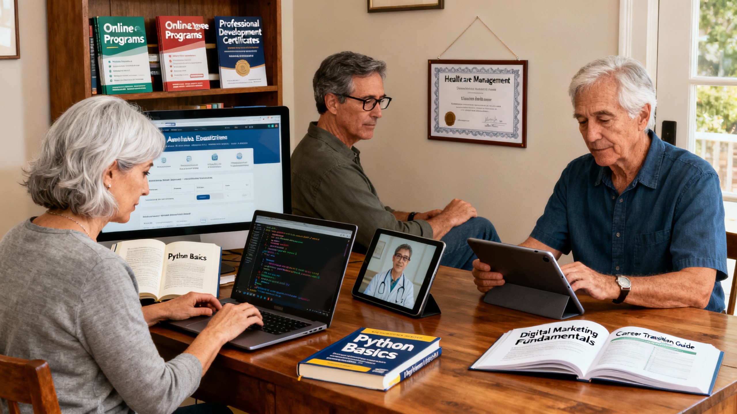 The lifelong learning economy: How online education creates affordable pathways for adults over 50 to reinvent their careers