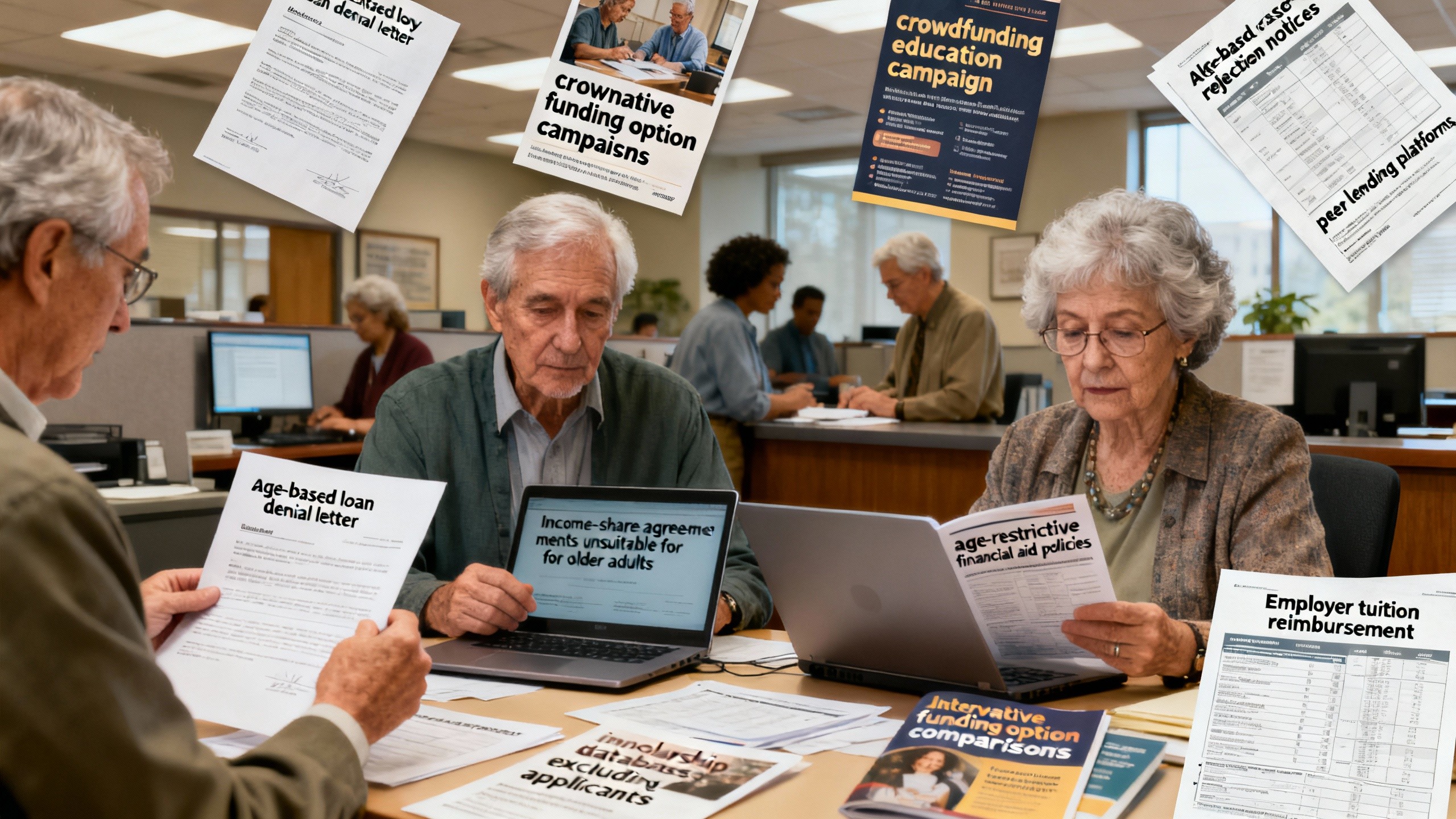 Age discrimination in education loans: How financial aid systems exclude older learners and what alternative funding models exist