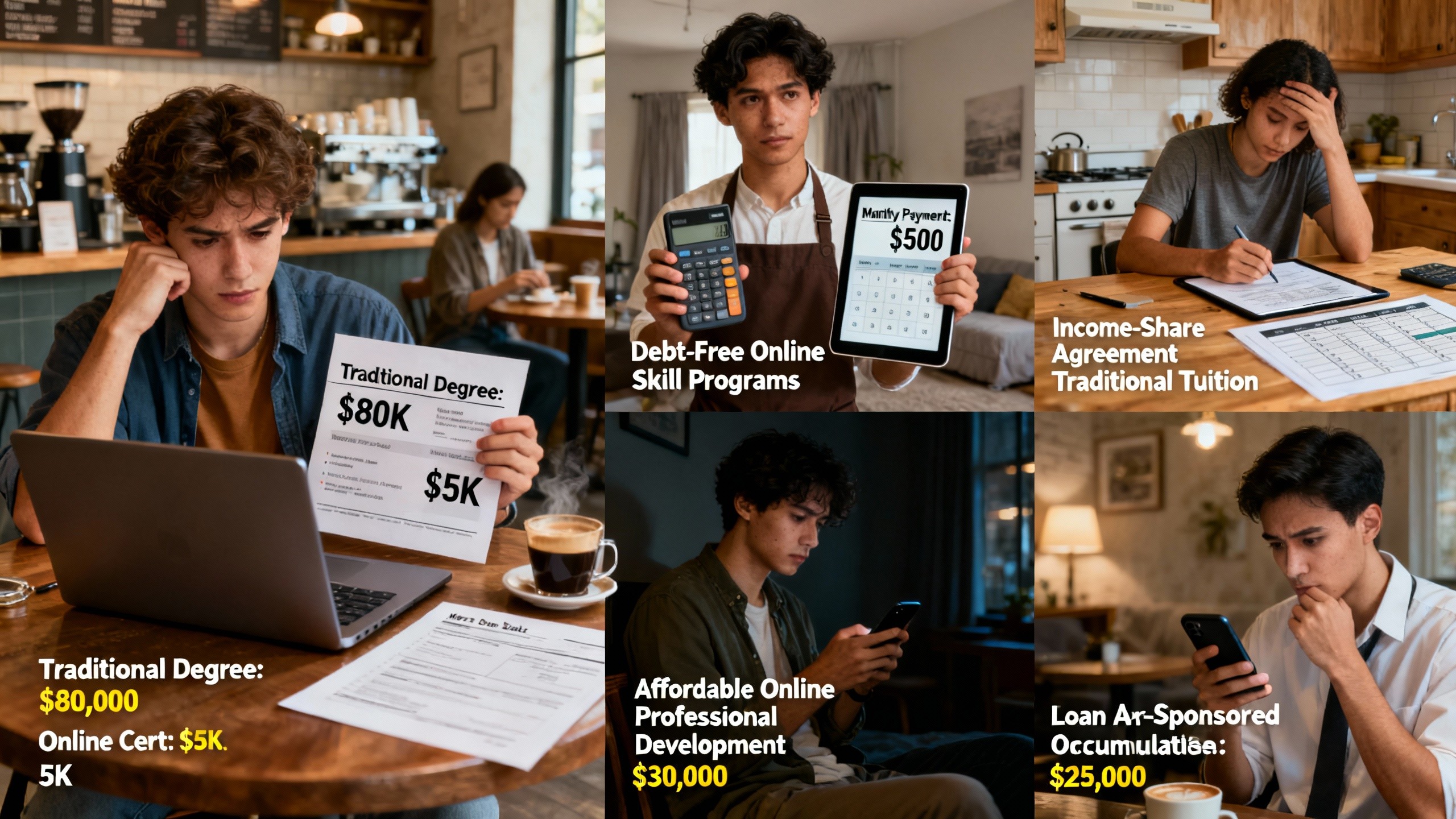 Youth educational debt and age-based repayment: How online learning cost structures can reduce financial burdens on young adults